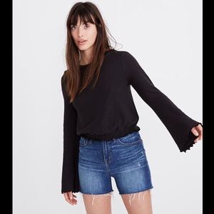 Madewell curvy high rise shorts -  size 27